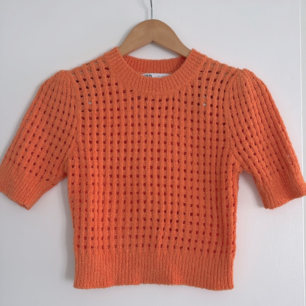 Zara Women’s Orange Sweater